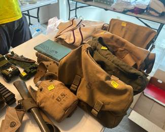 military gear from korean war