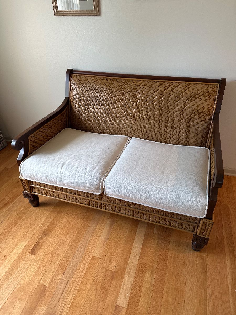 Padma’s Plantation, Trinidad loveseat 