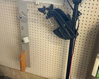Minn Kota transom-mount trolling motor with mounting bracket
