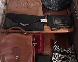 Purses including 2 Coach bags