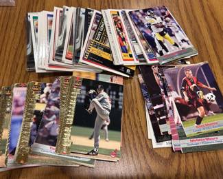Multiple sports cards
