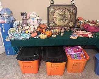 Lots of holiday decorations