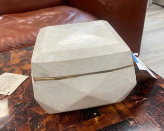 Palecek travertine box