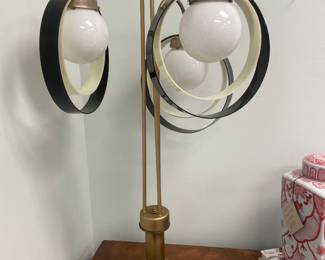 MCM lucite lamps