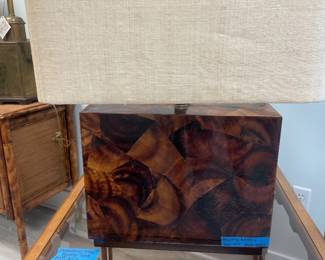 Palecek Penshell lamps
