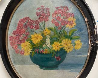 Signed oil painting