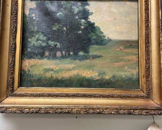 Vintage oil painting