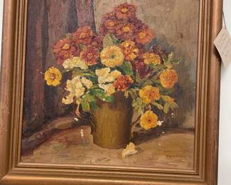 Signed oil painting