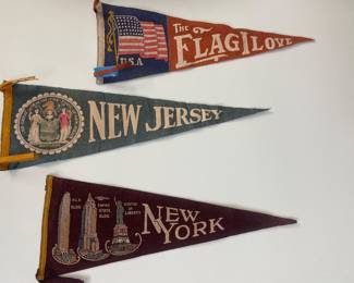 Vintage pennants