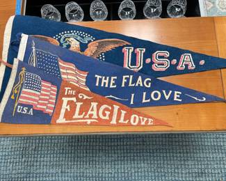 Antique America pennants