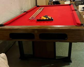 Brunswick slate top pool table$650 - may be pre-sold at asking price 