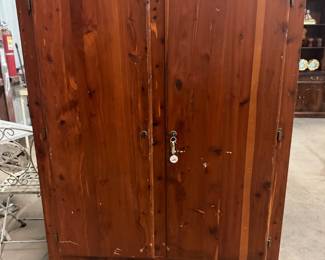 Cedar wardrobe chest