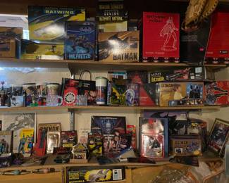 Loads of Batman stuff.
