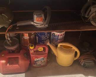Gas Cans and Power Tools