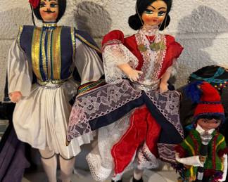 Greek souvenir dolls