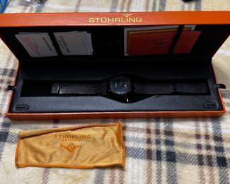 Stuhrling Men's Wristwatch with box and paperwork
