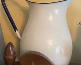 Enamelware Pitcher