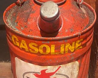Vintage Galvanized Can
