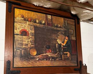 Framed art print by William Lippincott "Solid Comfort"
