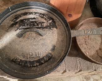 Cast Iron 12" Three Legged Pan