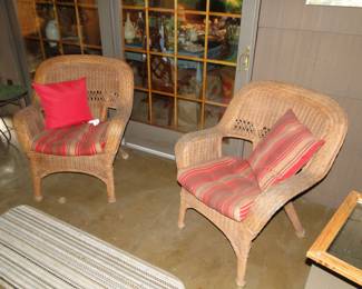 Wicker chairs