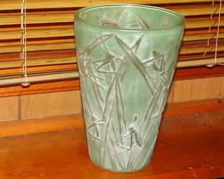 Grasshopper Vase by Phoenix glass co