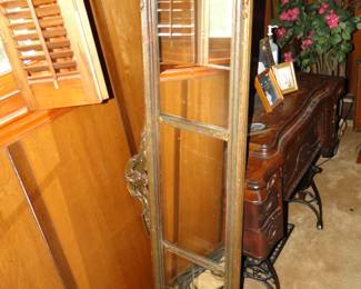 Long antique mirror