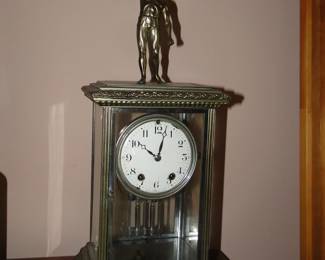 Seth Thomas Clock with figural top