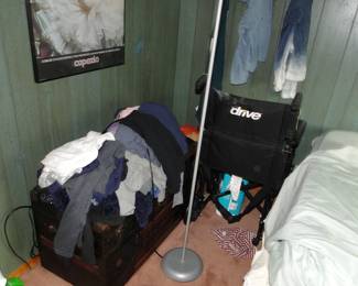 Wheelchair, clothes