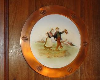 Dutch Scene Ceramic wall plaque