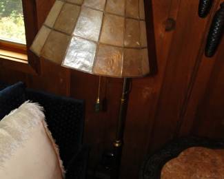 Slag Glass Lamp