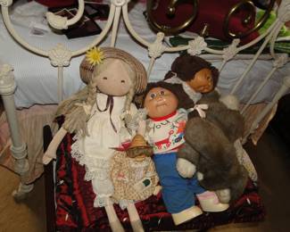Cabbage Patch and other dolls