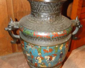 Cloisonne vase