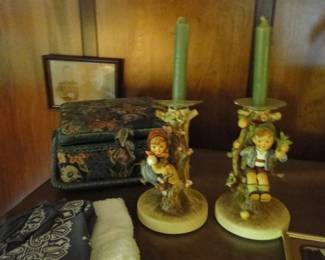 Hummel candle holders