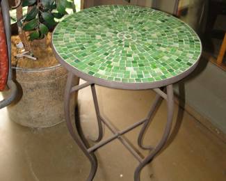 Mosaic tile top table