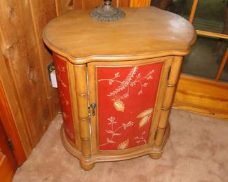 Floral vine cabinet