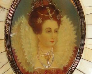 Queen Elizabeth I Portrait plaque
