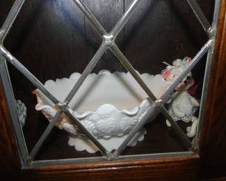 Milk Glass with an Anna Lee peeking