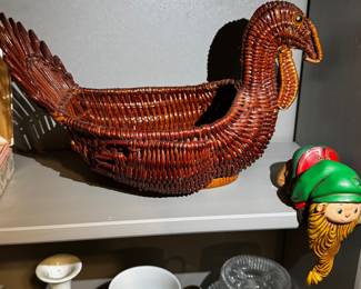 Wicker Turkey Basket