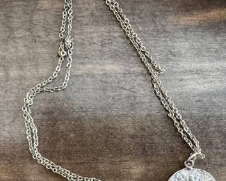 14KT sand dollar necklace