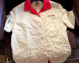 Vintage Borden's Milk Bowling Shirt