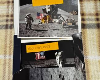 Apollo space exploration postcards
