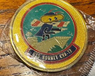 USS Hornet CVA-12 challenge coin