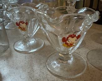 Vintage Borden Elsie Ice Cream Cups