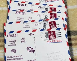 Apollo 11 U.S. Navy Recovery Force Postal Covers