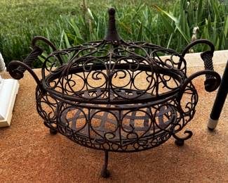Outdoor Metal Decor and Plant Holders