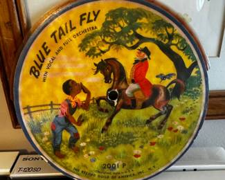 Picture Disc 78RPM Blue Tail Fly