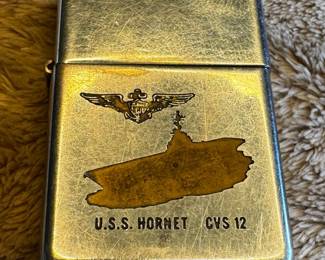 Vintage USS Hornet Zippo Lighter