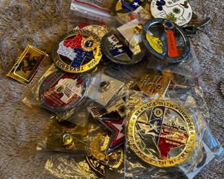 Numerous Texas Lion's Club Pins