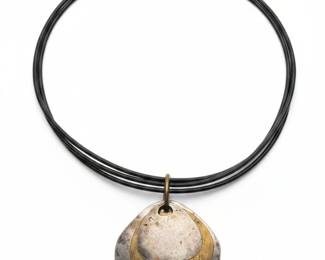 Premier Designs Layered Disc Pendant Necklace